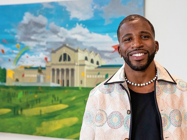 Dominic Chambers is excited that his family can finally see his work in person.