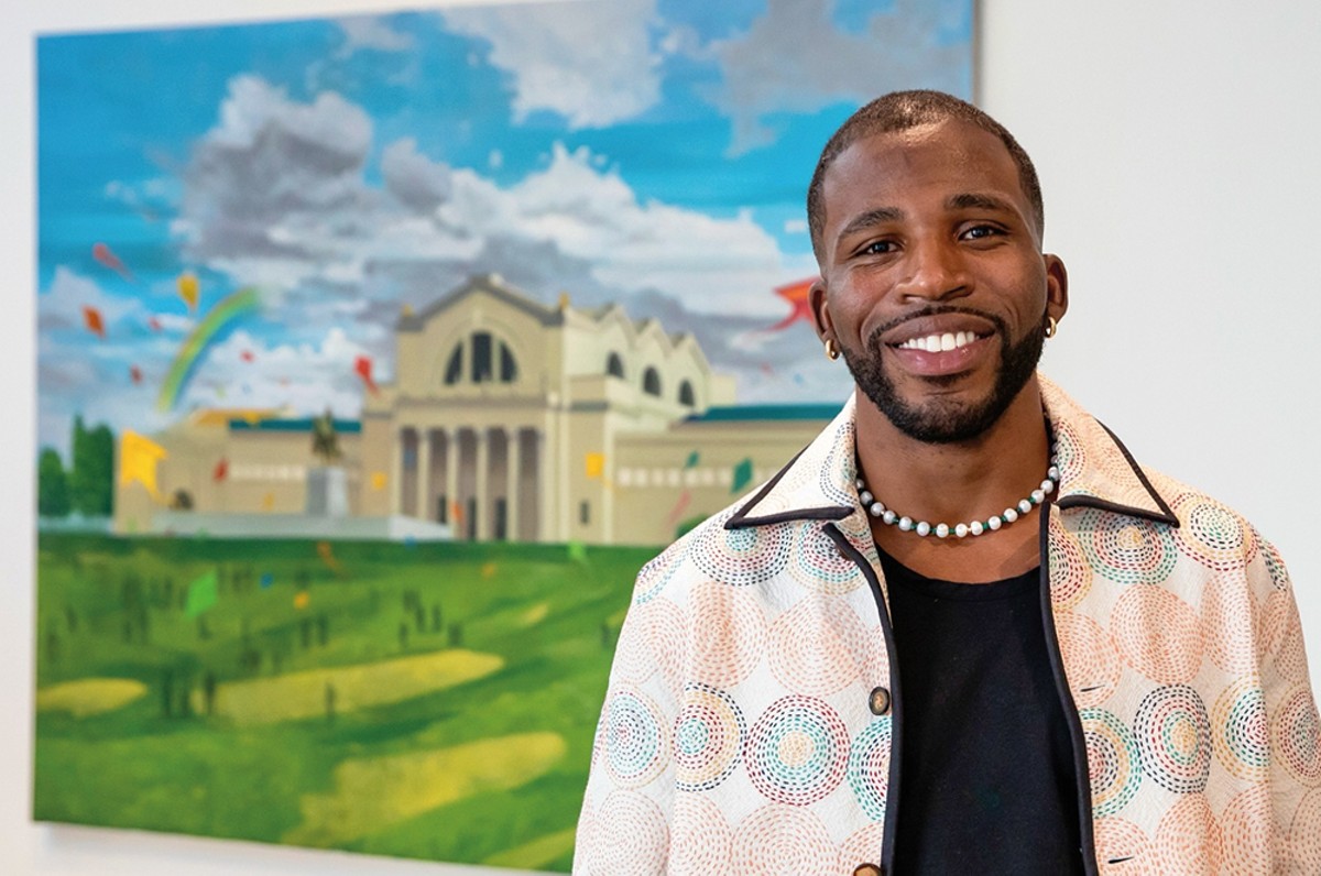 Dominic Chambers is excited that his family can finally see his work in person.
