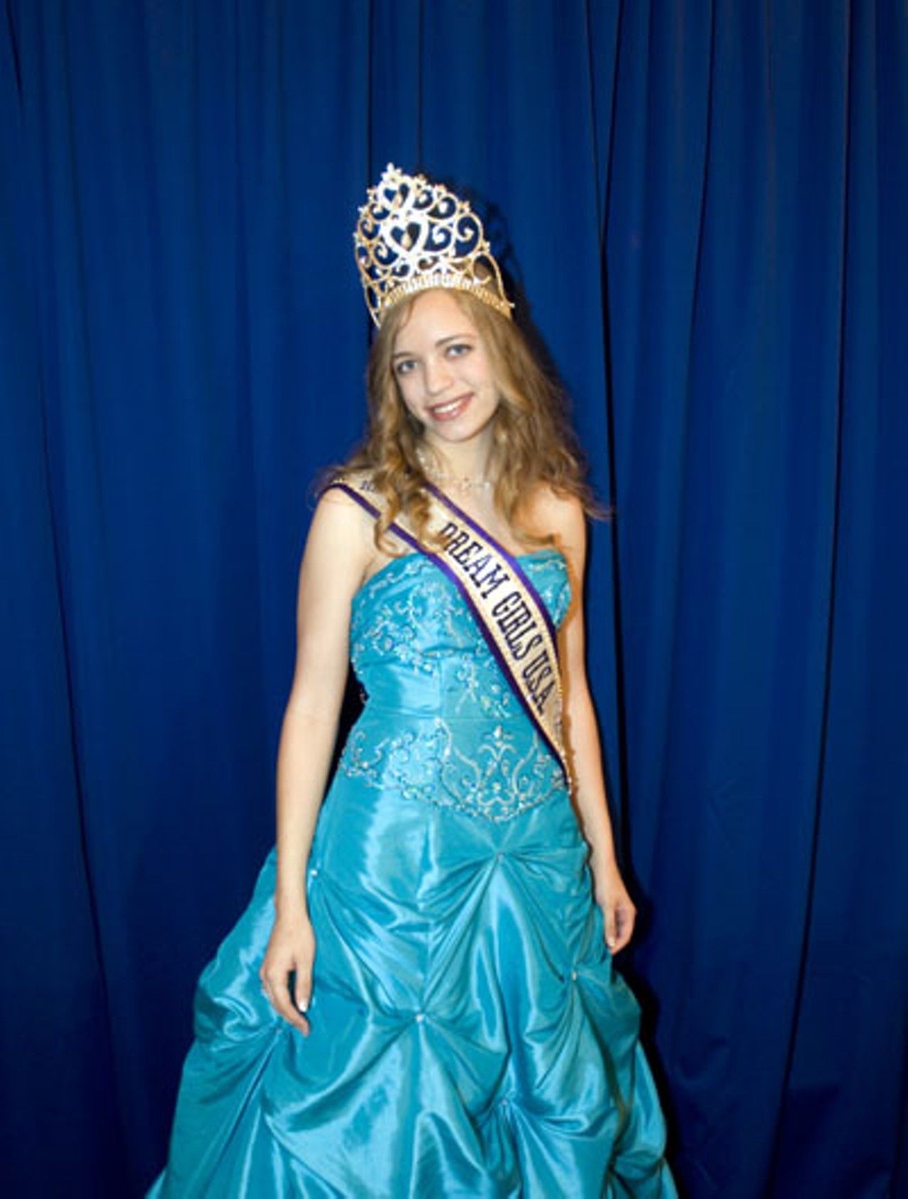 Chrystaline Angel Decker from Michigan is the daughter of April Decker, state pageant director for Michigan, making her a National Lifetime Queen according to the Dream Girls USA ranks.