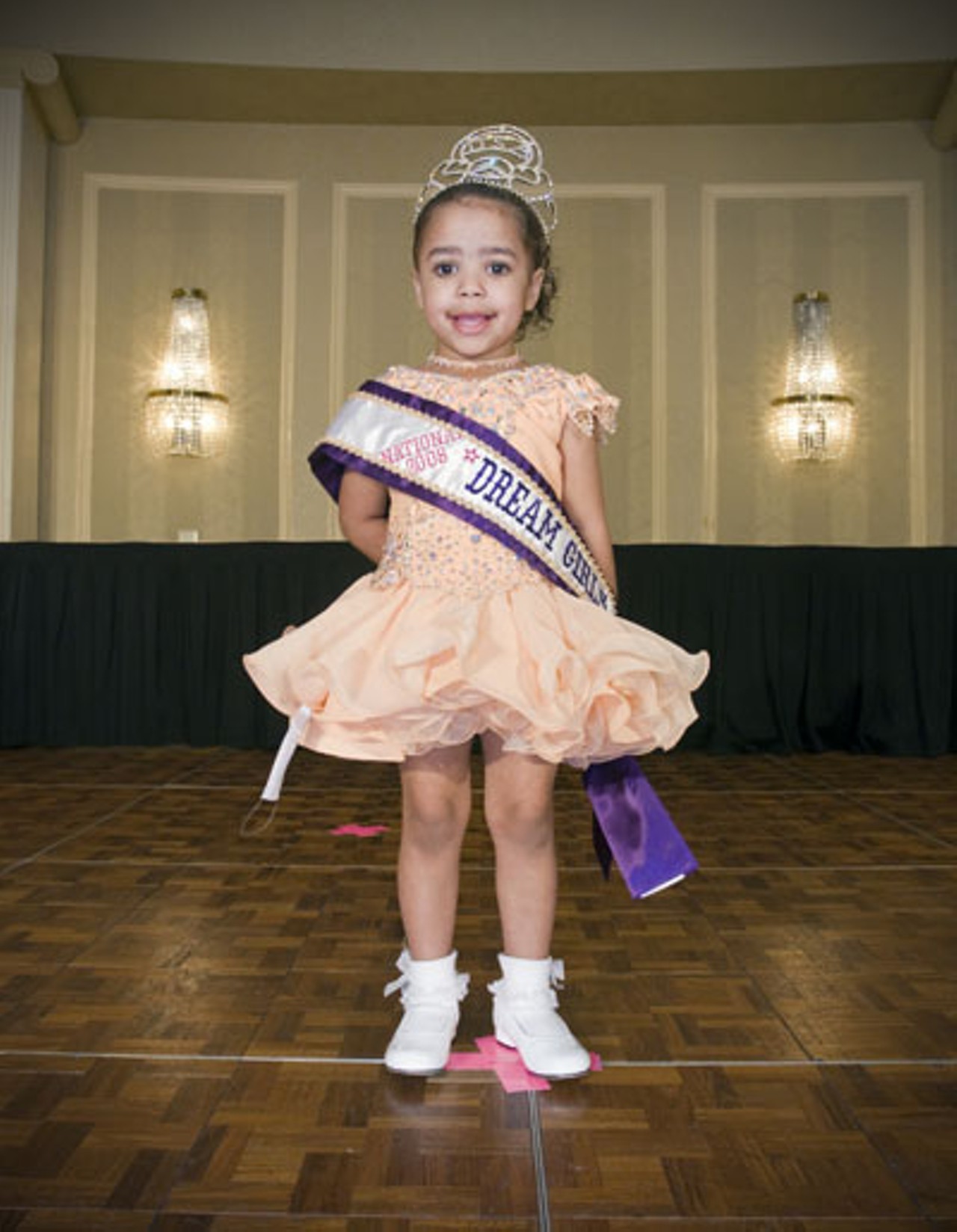 Keely Zack, three-years-old from Texas, was named Baby/Tiny Miss Dream Girls USA Supreme Spokesmodel. I never actually heard her speak.