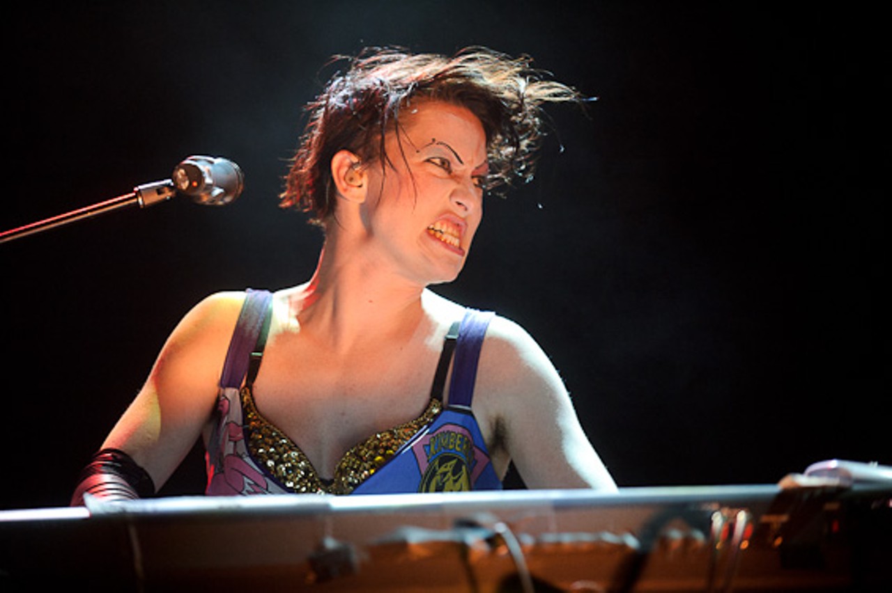 Amanda Palmer of the Dresden Dolls at the Pageant.