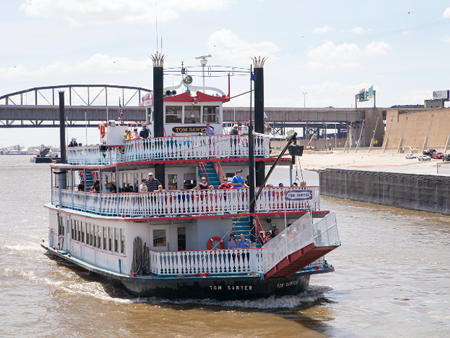 On Monday, April 8 at 1:30 p.m. the St. Louis Riverfront Cruise is offering the ultimate solar eclipse viewing experience from the middle of the Mississippi River.