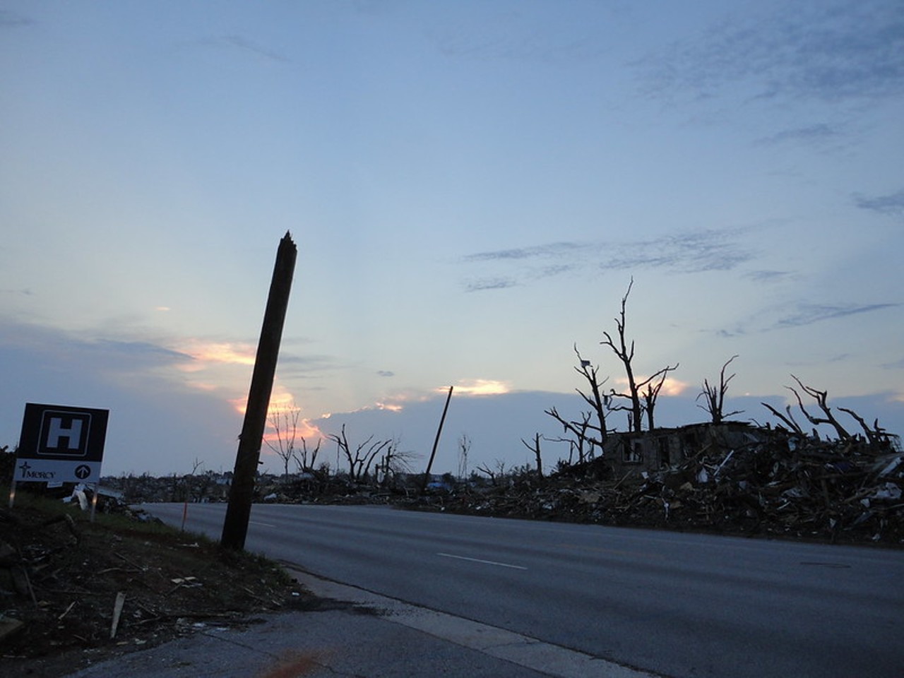 Rubble after the 2011 tornadoes.