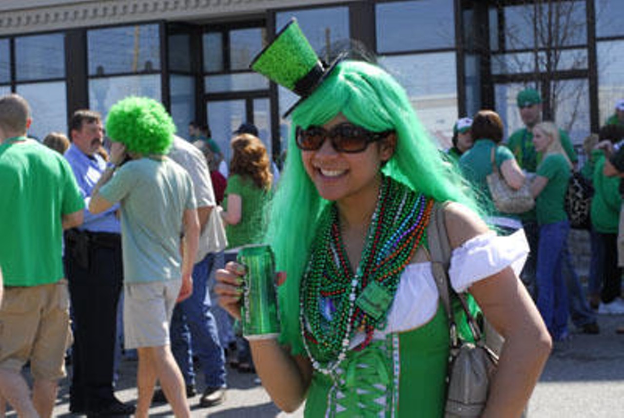 Getting wasted in the middle of the day? At least on St. Patrick's Day you have an excuse, you drunk. View our slide show of the St. Patrick's Day party in Dogtown. More photos.