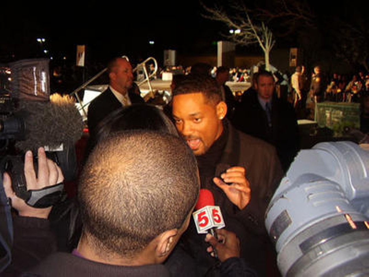 It's clearly a big deal when the Fresh Prince comes to town. Will Smith was in St. Louis for a premiere Seven Pounds. See more photos.