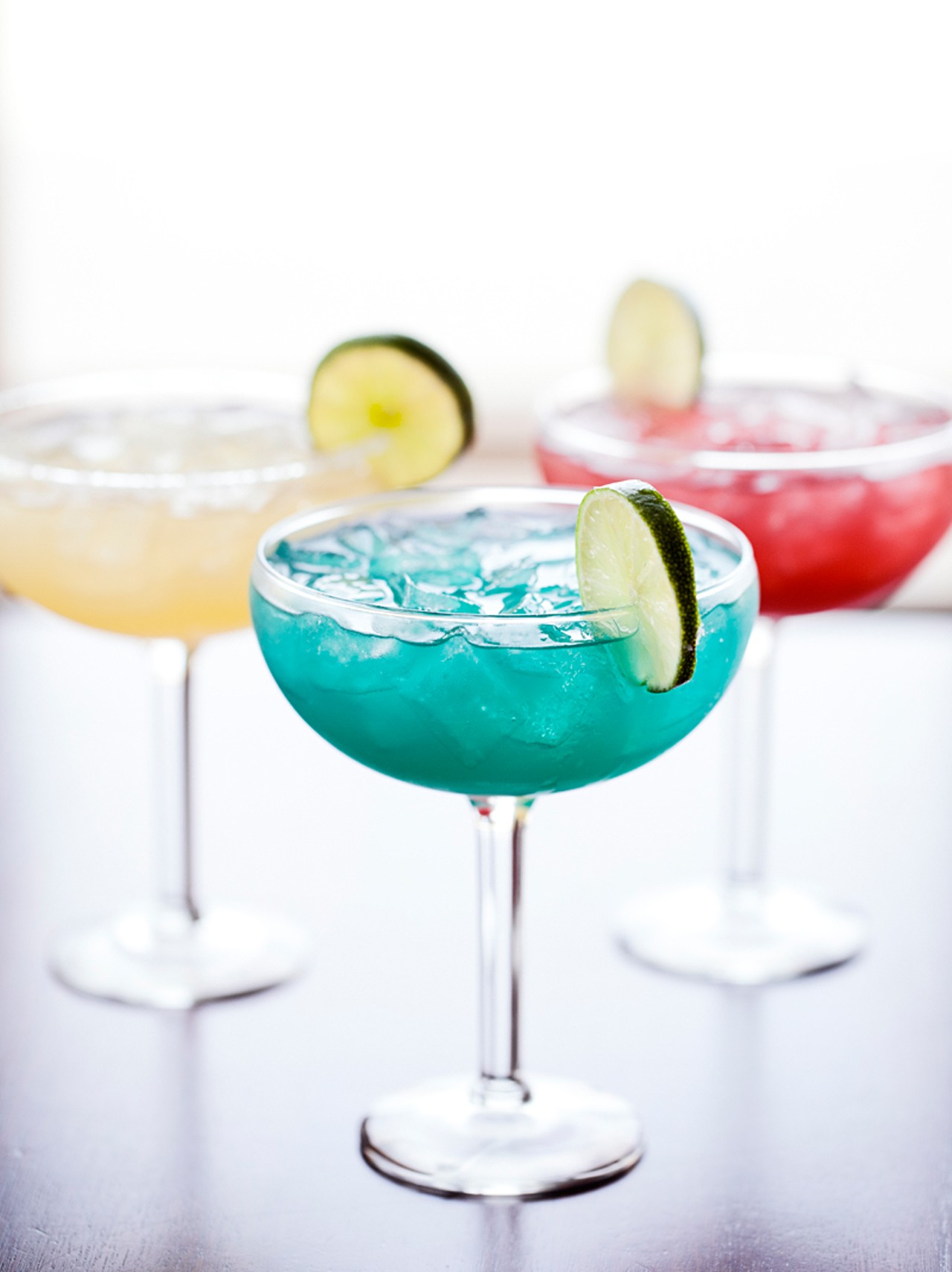 The "Blue," "Strawberry" and "Skinny" margs.