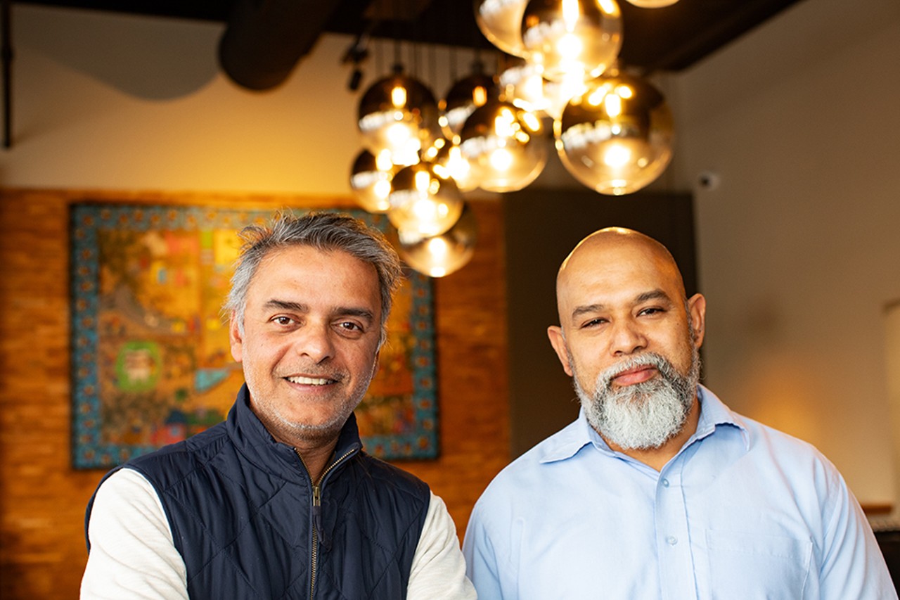 Black Salt co-owner Raj Pandey and chef Madan Chhetri.