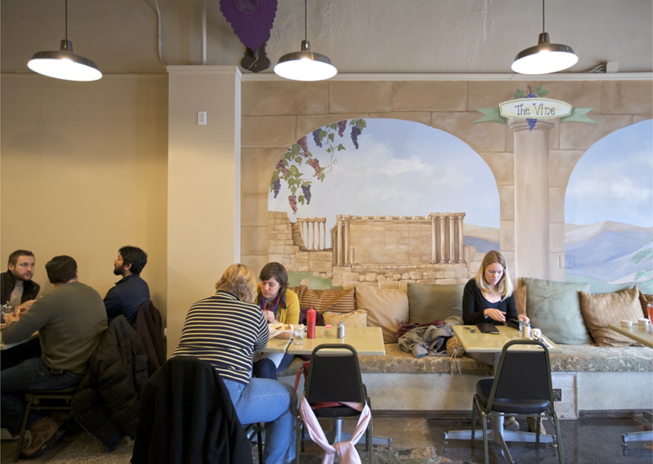 The Vine is an inviting space with murals, hookahs and the fabulous scent of fresh-baked goods.