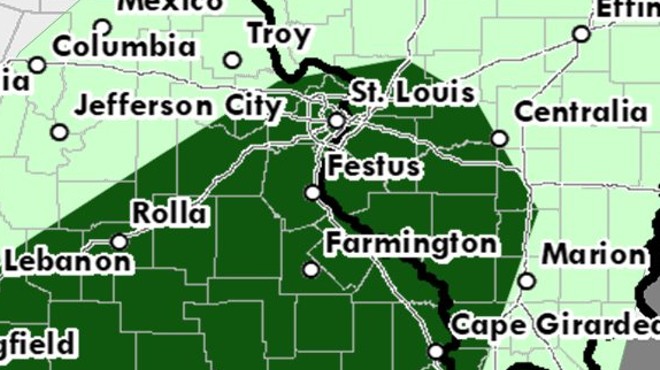 Flash Flooding Up to 5 Inches Possible in St. Louis Area Tonight
