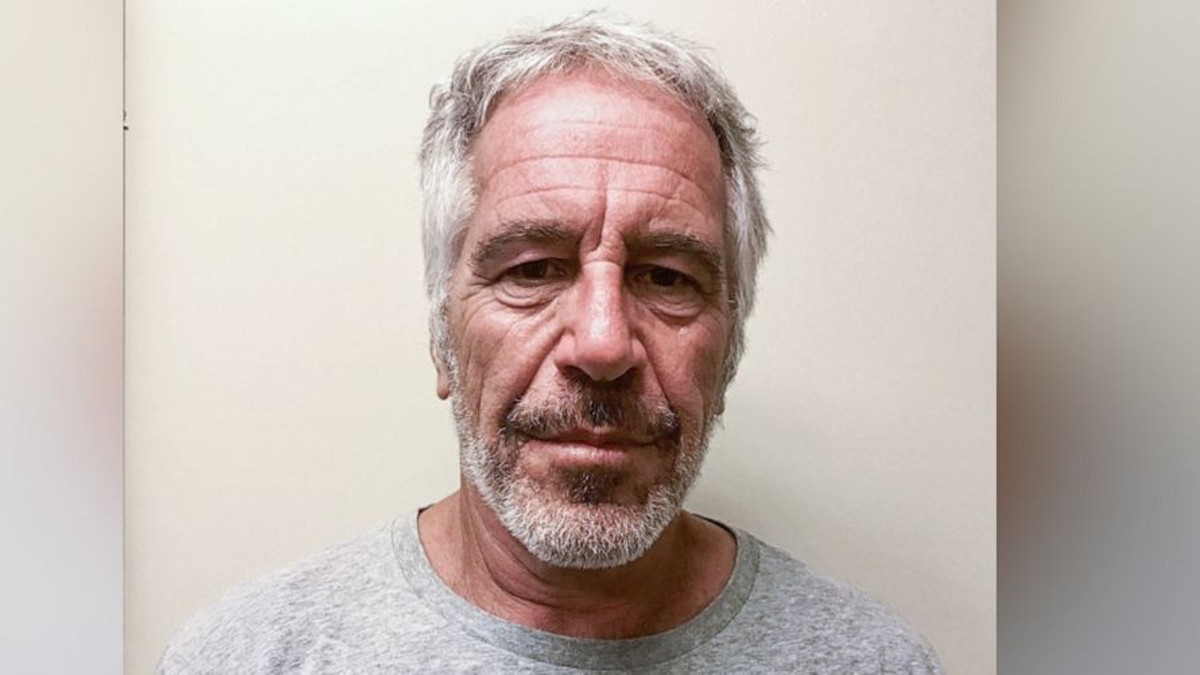 The late Jeffrey Epstein in one of his many booking photos.