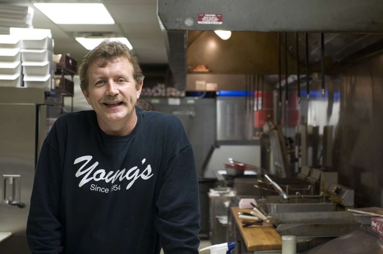 Marilyn and Bud Young handed the business over to their son (pictured above), who continues to run the family business. It is not uncommon to find Grant, or Mr. Mayor if you please, conducting city business from the back table of the restaurant.