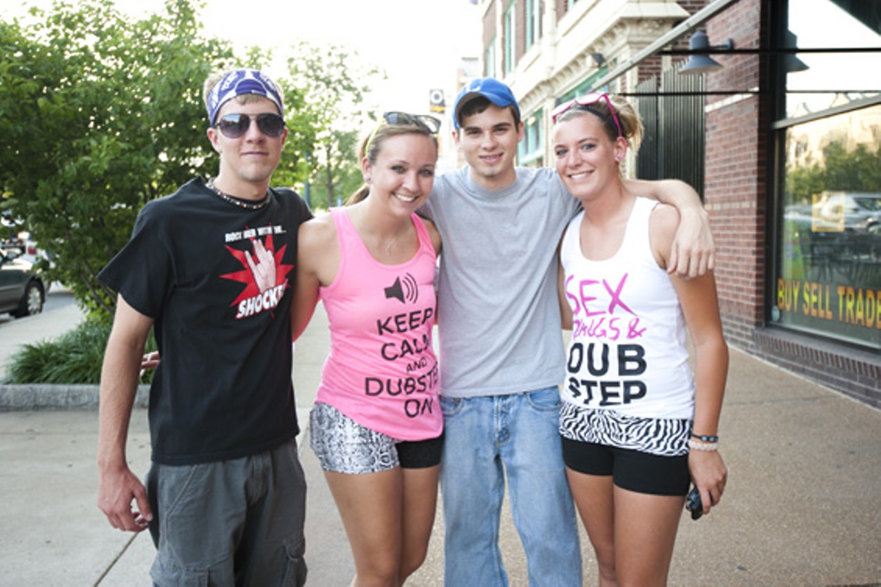 Fans before a dubstep-filled evening at the Pageant on June 15.