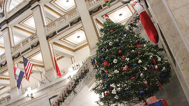 The duty of decorating St. Louis' City Hall has been passed down from city employee to employee.