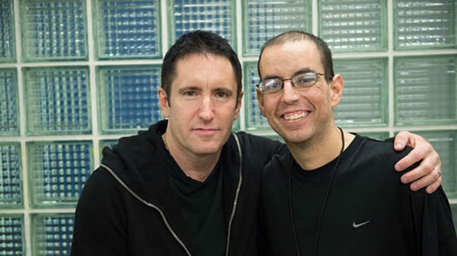 Andrew Youssef with Trent Reznor.