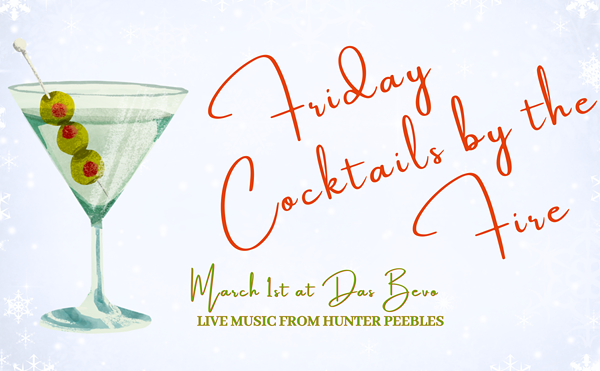 Friday Cocktails by the Fire with Hunter Peebles
