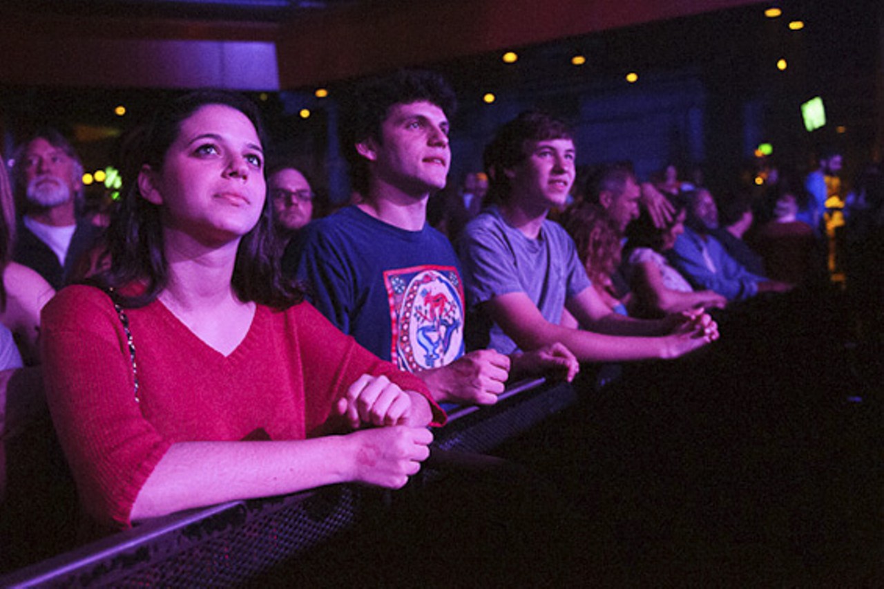 Fans during Galactic's performance at the Pageant