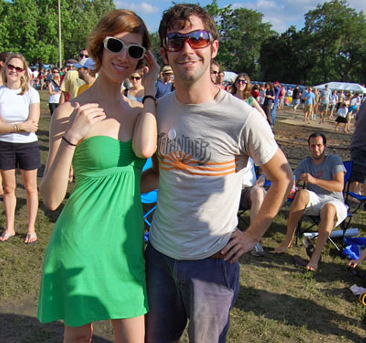 The monogamous couple at Pitchfork Music Festival was a common sight.
Click here for set reviews and  more photos from Pitchfork '08.