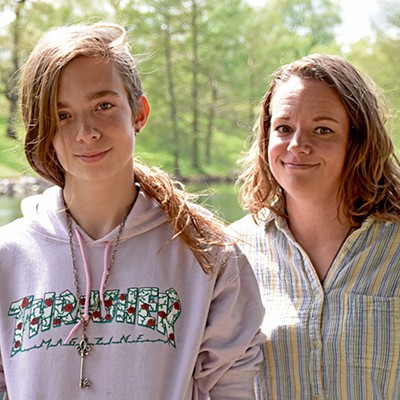 As Missouri rushes to pass anti-trans legislation, parents like Keely Kromat (right) and her daughter, Rowan McGrew (left), are left wondering what to do next.