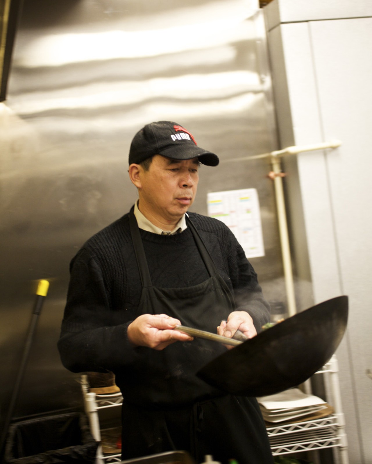 Aguey Chen, cook at Ginger Bistro.