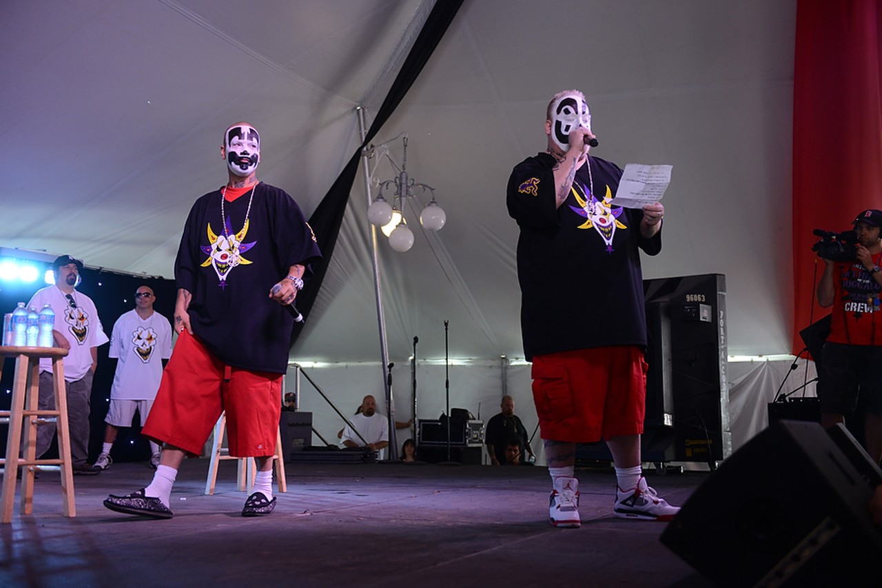 Correct Answer: The Gathering of the Juggalos.
More photos of ICP at the Gathering of the Juggalos (NSFW).Click for the next quiz.