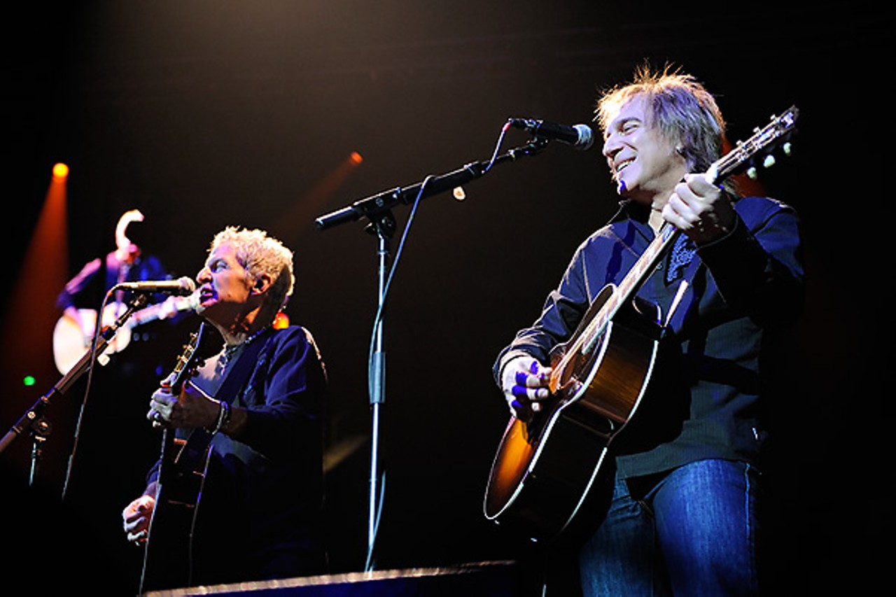 Dave Amato (right) and Kevin Cronin of REO Speedwagon.Read the concert review in A to Z, the RFT music blog.