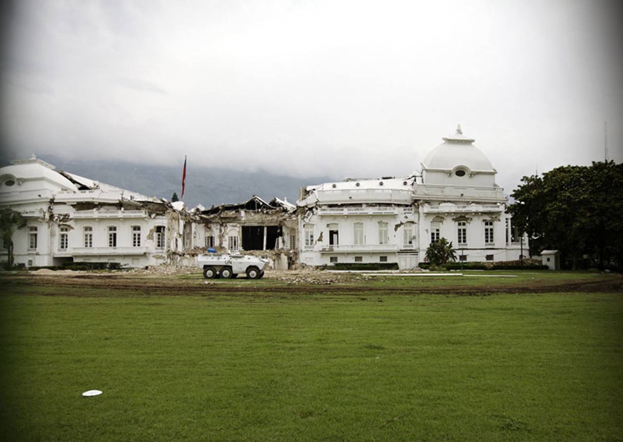 The Presidential Palace, four months after the earthquake. Port-au-Prince, Haiti.