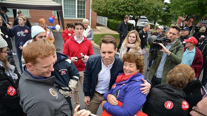 U.S. Senator Josh Hawley is always ready to be whoever he needs to be.