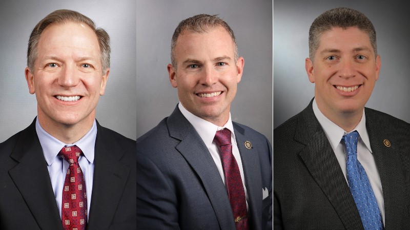 Republican Senators Bob Onder, Rick Brattin and Bill Eigel were among six working to block businesses from requiring vaccines.