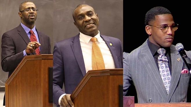 Jeffrey Boyd, Lewis Reed and John Collins-Muhammad were all indicted last week after allegedly taking bribes from a John Doe.