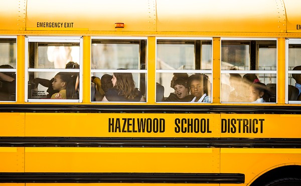 Hazelwood School District bus.