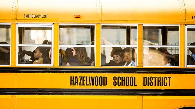 Hazelwood School District bus.