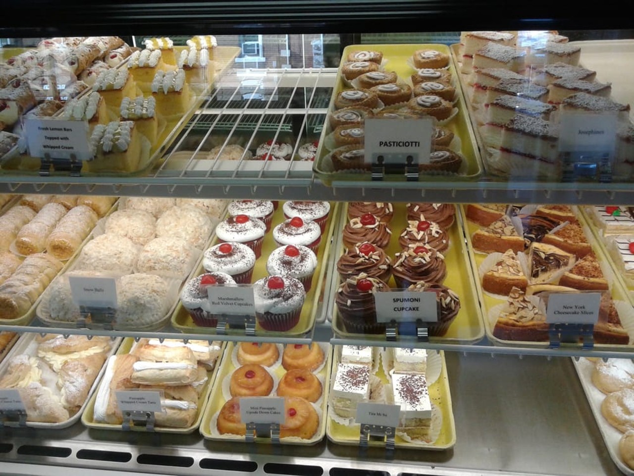 Missouri Baking Company2027 Edwards St.The Hill
An oldie but goodie, Missouri Baking Company offers Italian sweets and other European desserts. Family owned since 1924, this bakery is a staple in the Hill community. It carries traditional Italian treats, gooey butter cake, muffins, cupcakes and more truly delicious baked goods. 
Photo courtesy of Yelp | Michelle B.