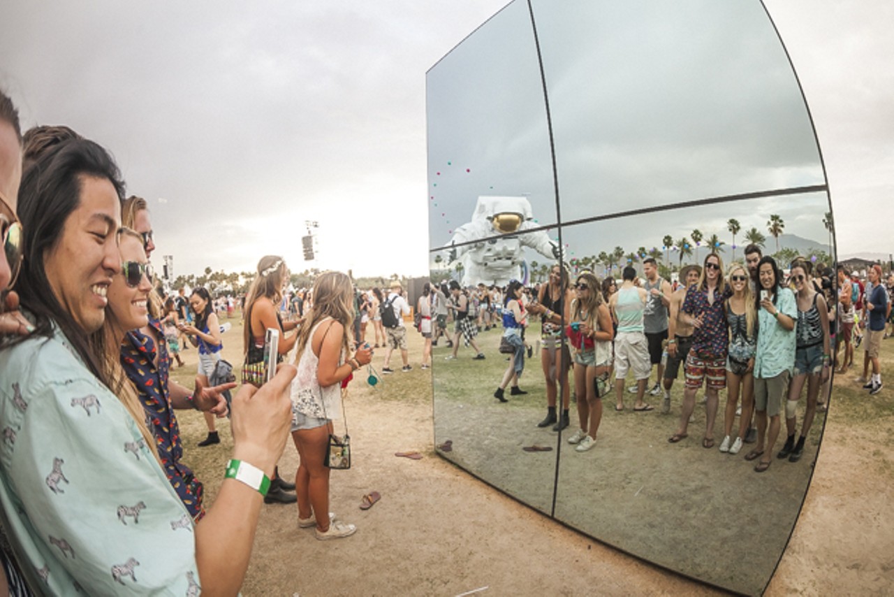 Hipsters Taking Selfies at Coachella