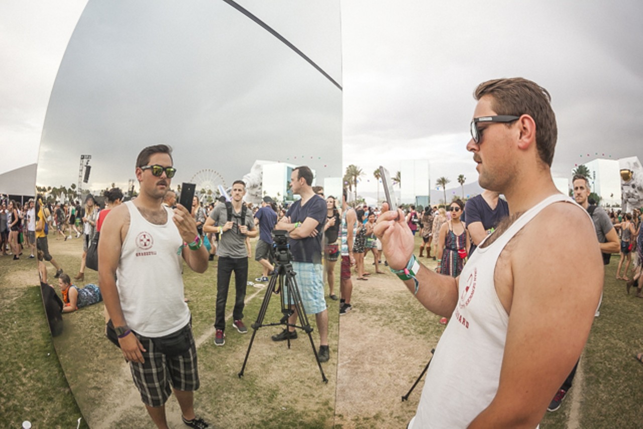 Hipsters Taking Selfies at Coachella