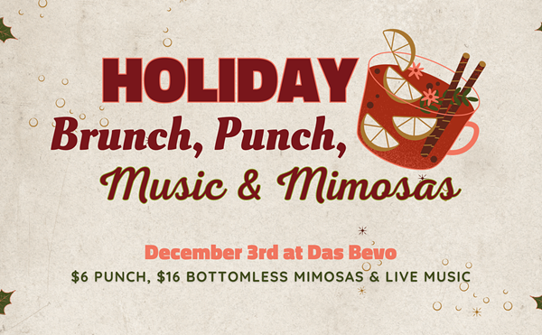 Holiday Brunch, Punch, Mimosas & Music