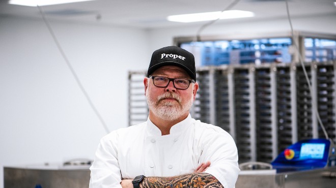 Chef Dave Owens, formerly of Bissinger's, is helping to create the gourmet brand, Honeybee Edibles.