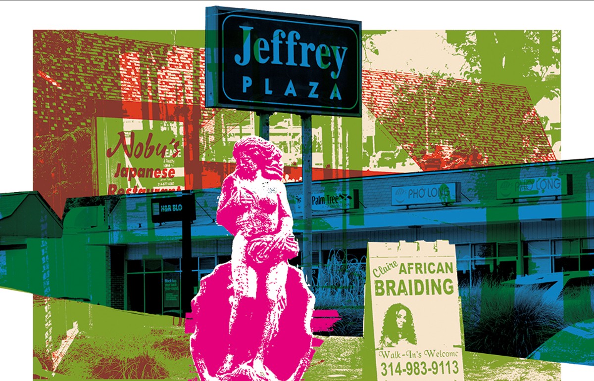 Immigrant-owned businesses have started filing out of Jeffrey Plaza as plans to demolish the shopping center for a Costco move forward.