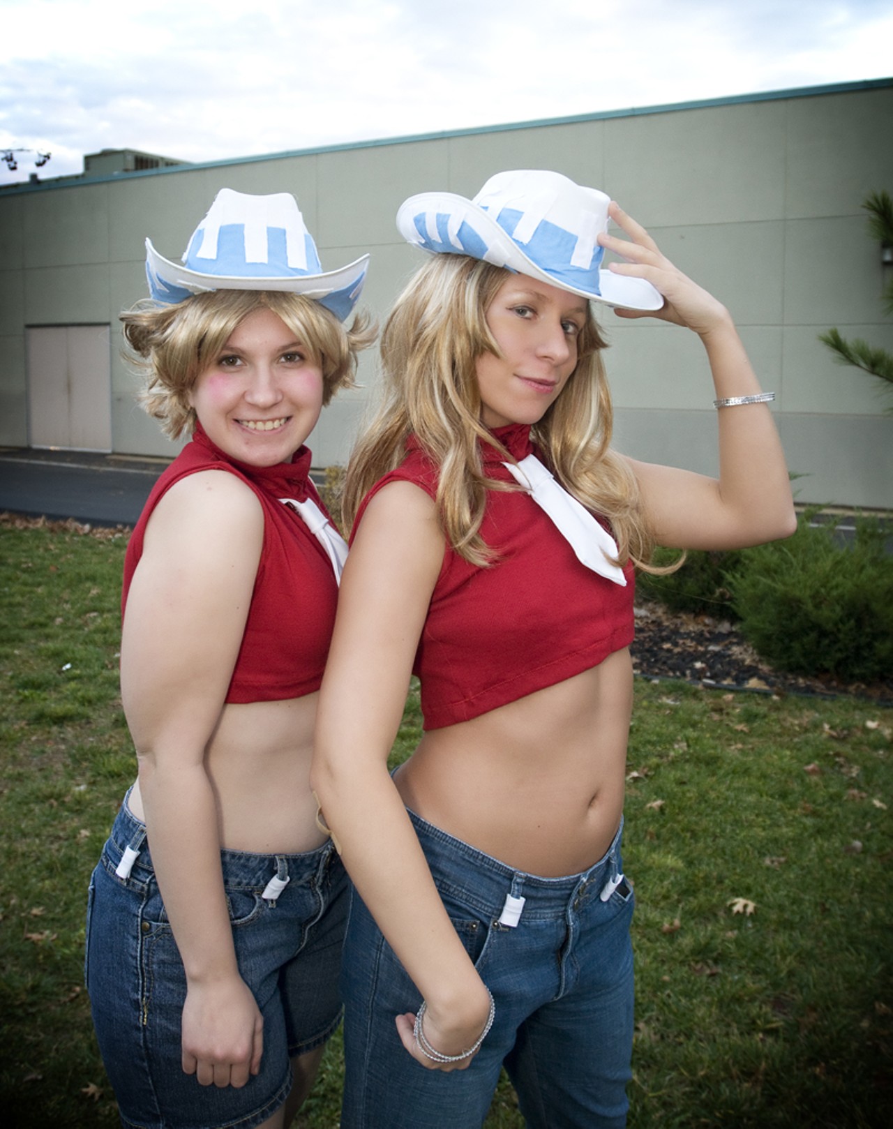 Liz (right) and Patty (left) Thompson from Soul Eater portrayed by Kayla Georgiafandis, 25 and Catherine Kruta, 23 respectively. Both are from the St. Louis area.