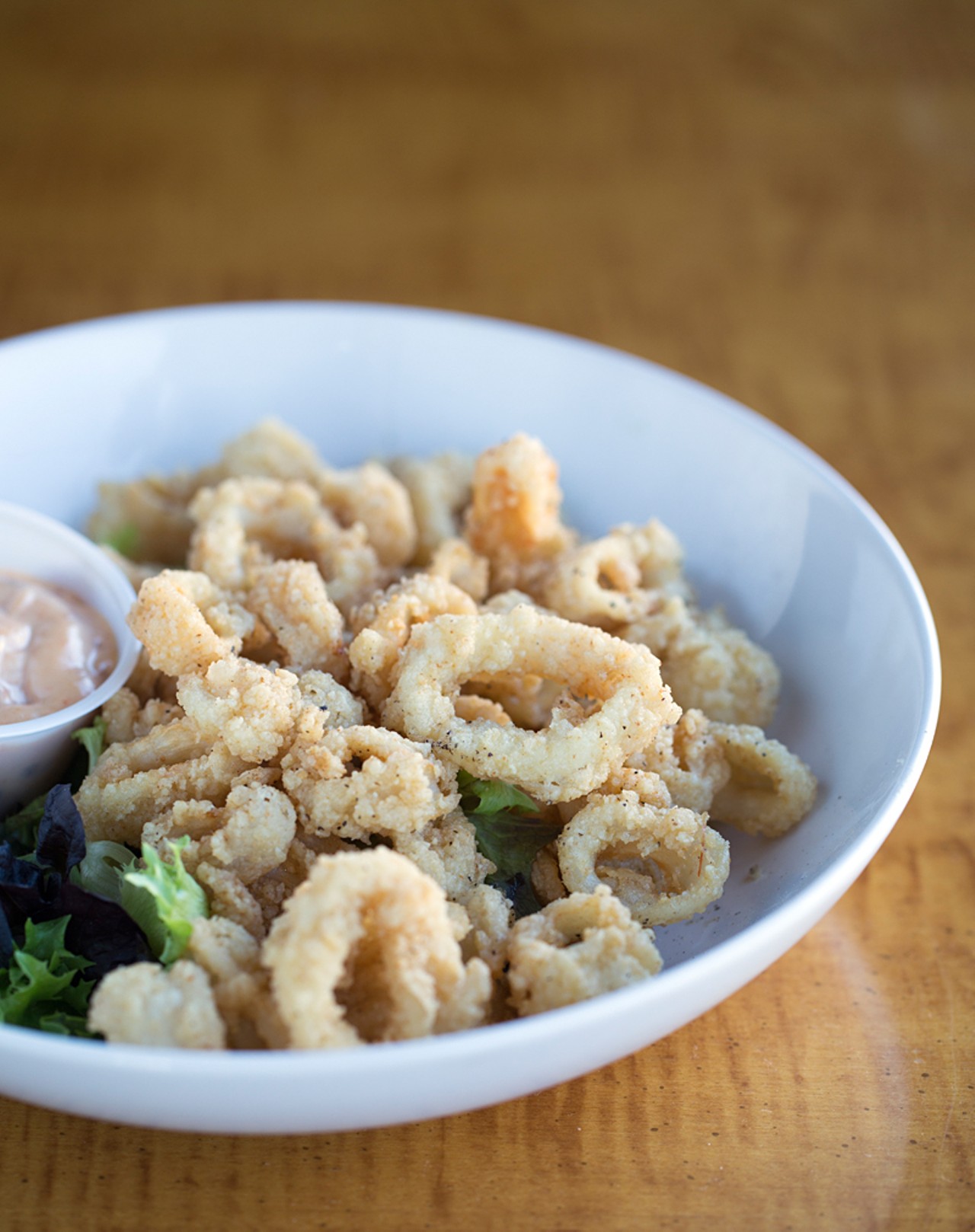 Lightly-breaded calamari, served with a chipotle-lime aioli.