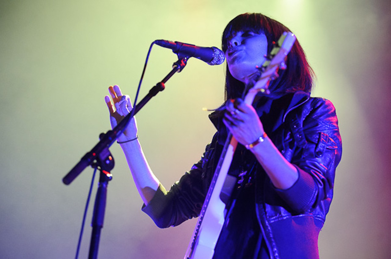 School of Seven Bells performing at the Pageant.