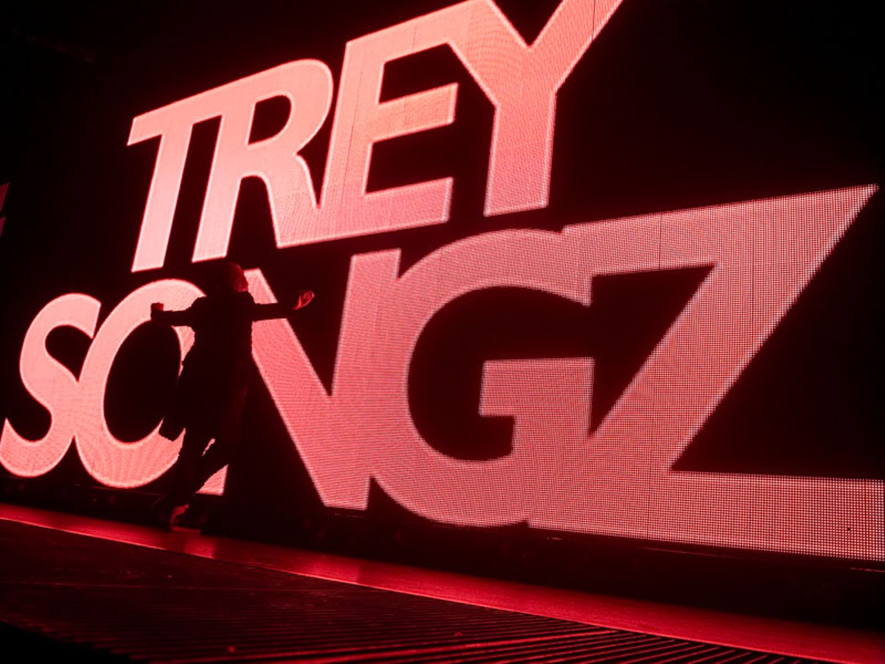 Trey Songz last night at the Scottrade Center.