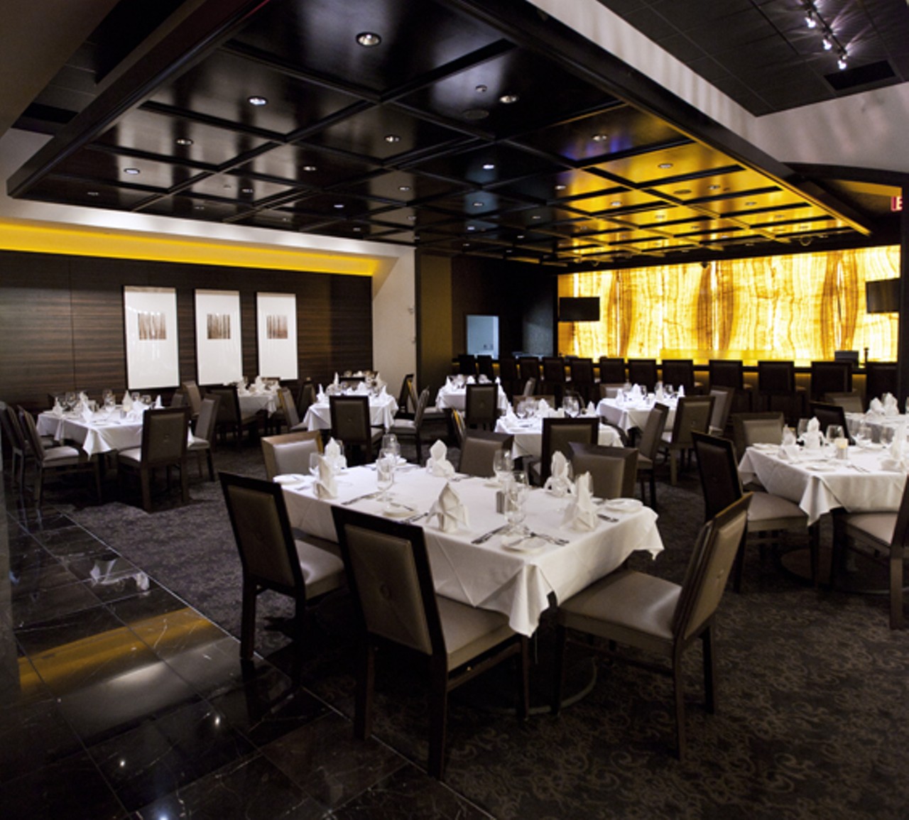 Another view of the dining room at Kelly English at Harrah's Casino in Maryland Heights.