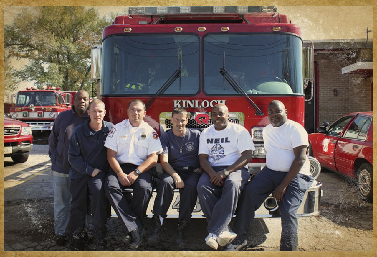Members of the Kinloch Volunteer Fire Department.