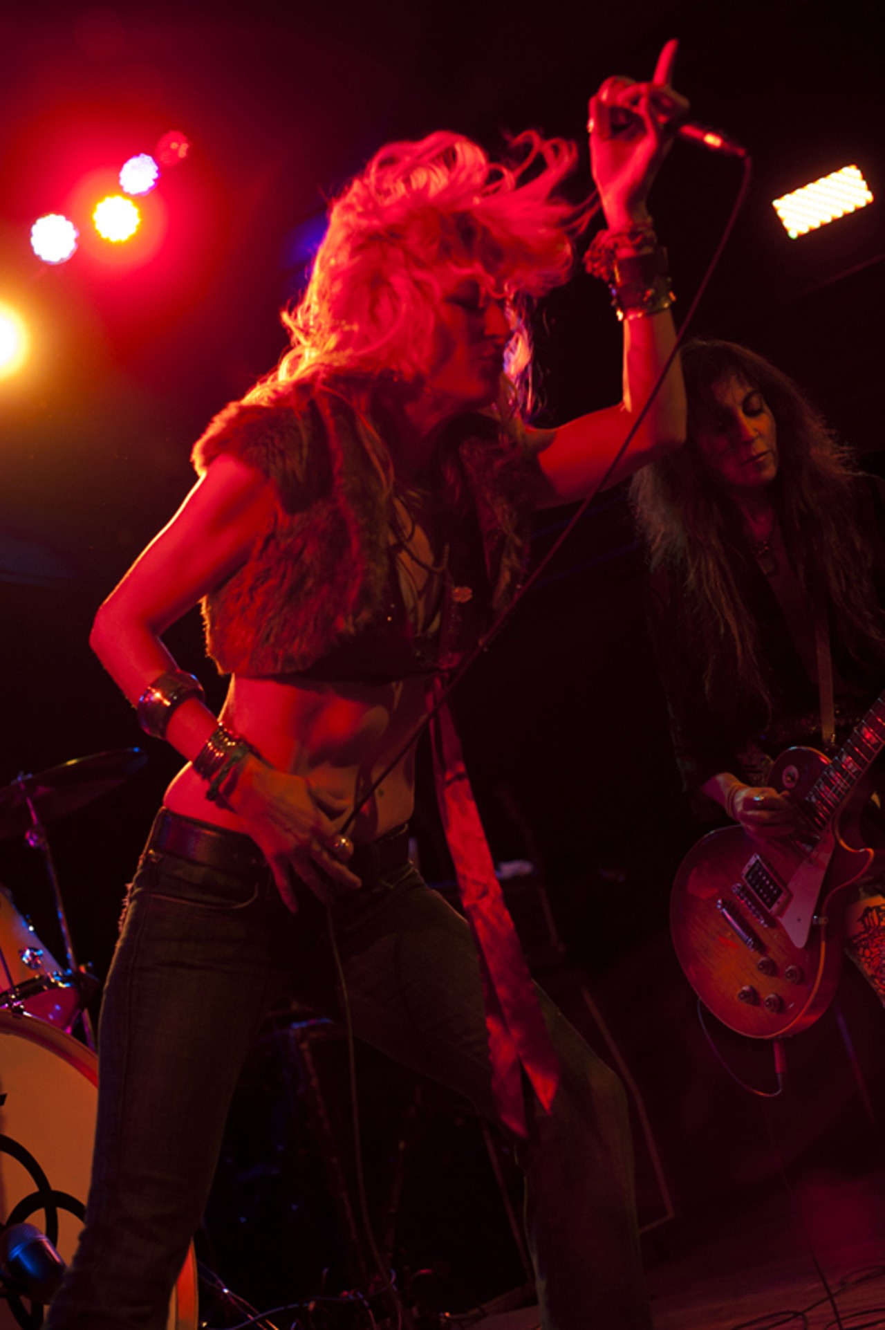 Lez Zeppelin performing at the Old Rock House on Sunday night.