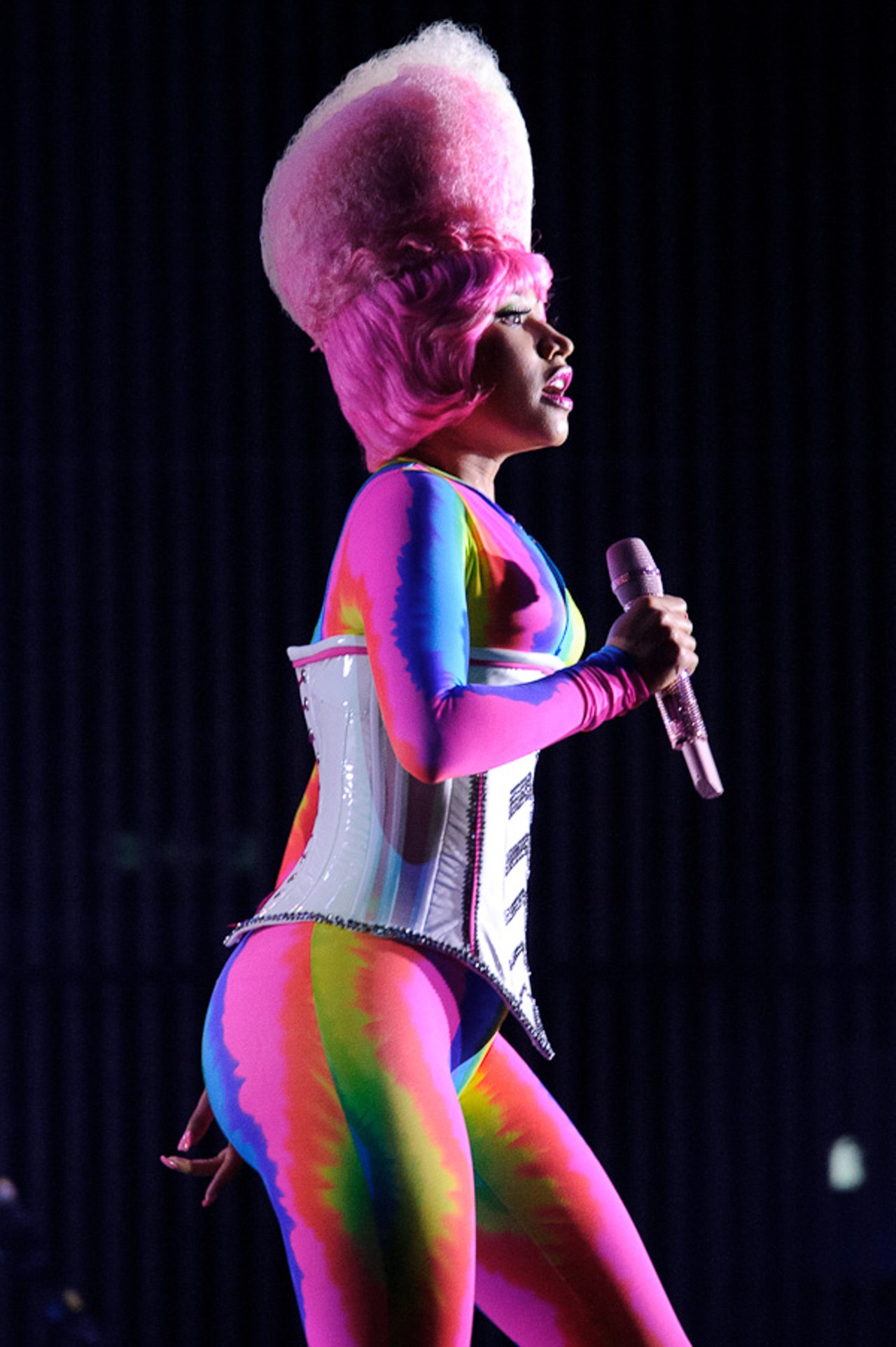 Nicki Minaj performing at the Scottrade Center.