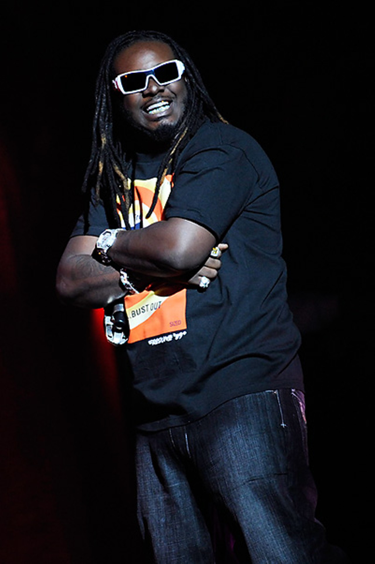 T-Pain on January 8 at the Chaifetz Arena.