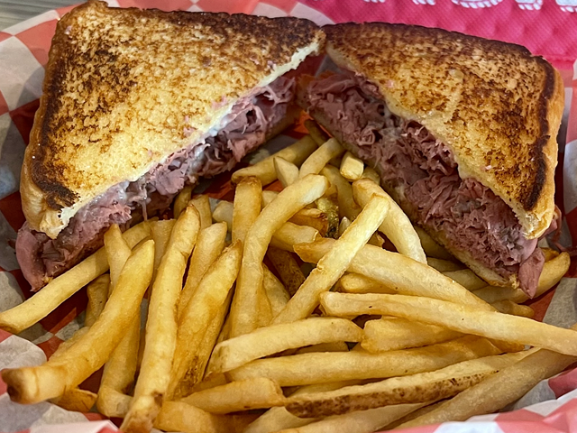 Lion's Choice new Remix sandwich is on buttery Texas toast.