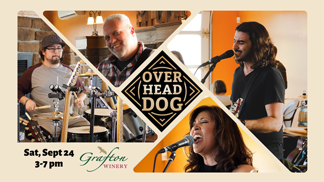 Live Music: Over Head Dog 90s Rock at Grafton Winery