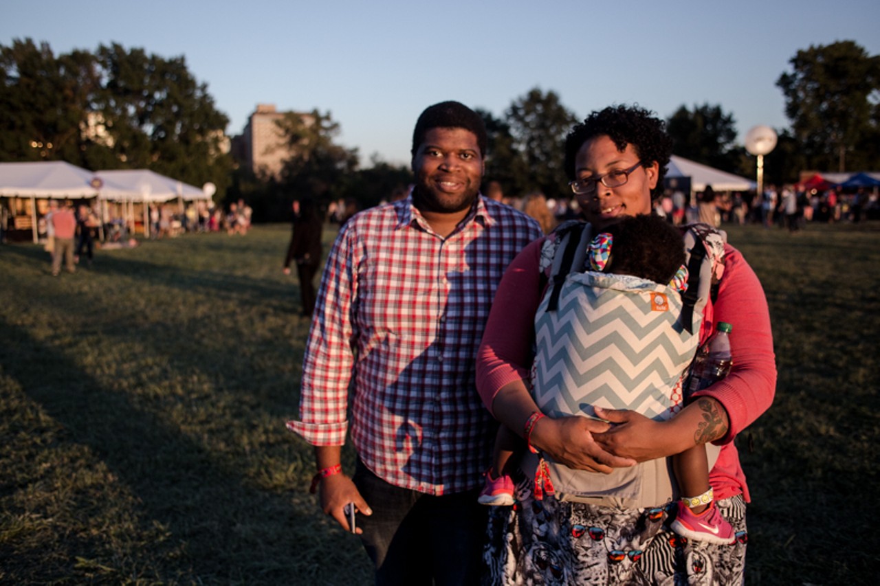 The Vaughns, from Macoutah, Illinois, came out to see Billy Idol and the Avett Brothers.