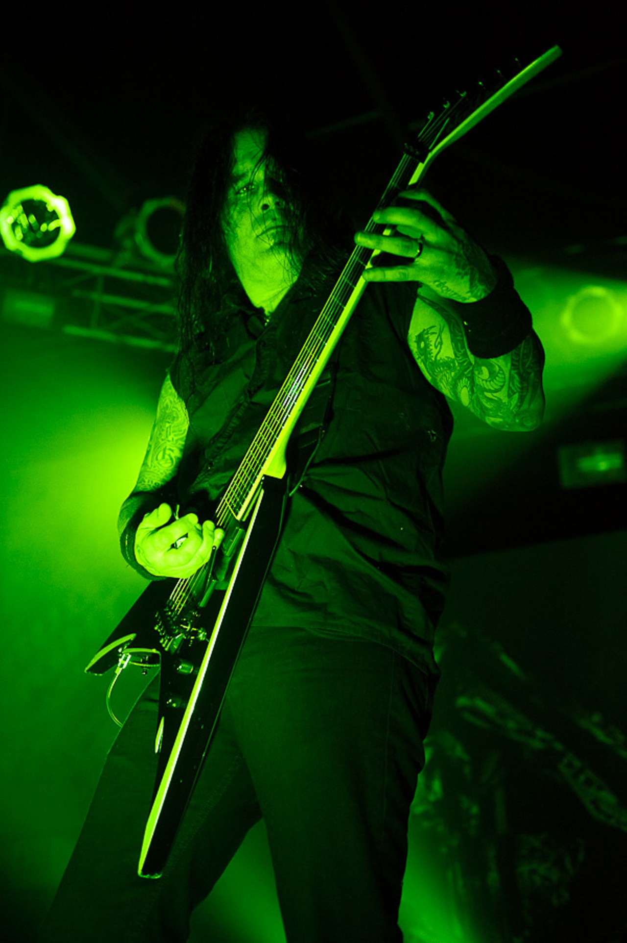 Machine Head performing at Pop's in Sauget, Illinois, on January 17, 2012.